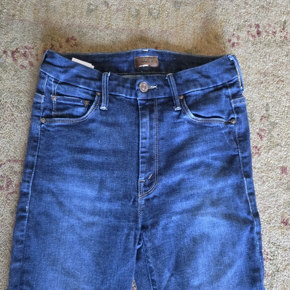 Mother Skinny Jeans High waisted Looker Ankle Size 24 - Picture 4 of 14